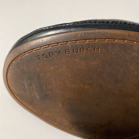 TORY BURCH Eddie Ballet Flat Black Patent Leather Slip On Round Toe Soft… - Picture 8 of 10